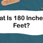 What Is 180 Inches in Feet